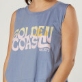 MUSCULOSA ZULI RUSTY Azul Piedra