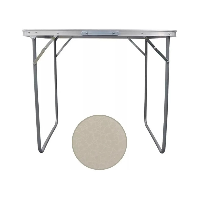 Mesa Plegable De Aluminio 0.80 x 0.60 Beige Mesa Plegable De Aluminio 0.80 x 0.60 Beige