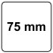 Tee PVC 75mm