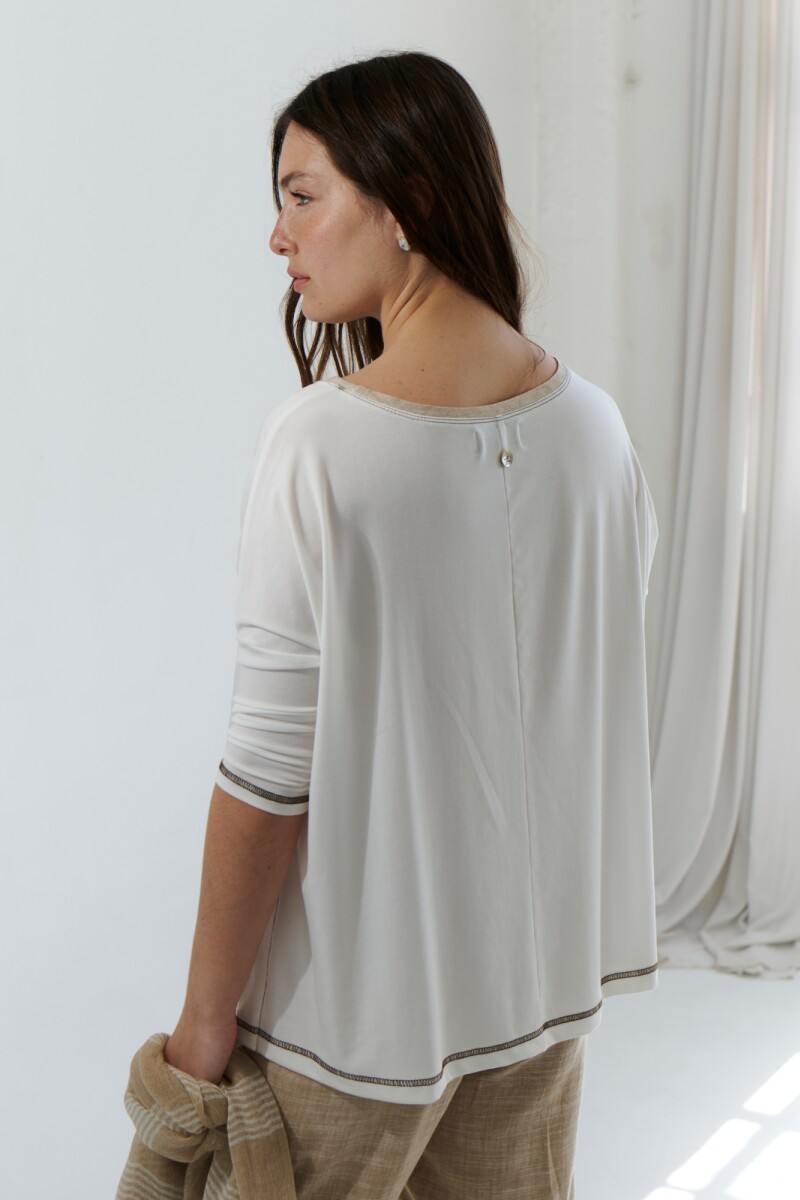REMERA LIZA BLANCO