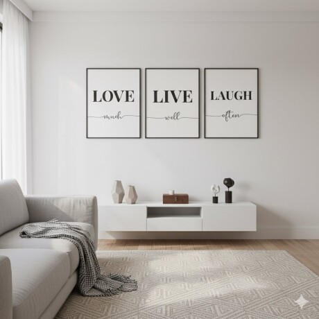 Cuadro Canva 543062-03 30X40CM Live Well 001