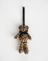 Llavero Peluche Llavero Y Charm Osito Animal Print - Combinacion Multicolor