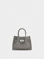 Bolso Tote Estampado Animal gris