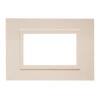 PLACA 3 MODULOS ZEN BASIC. MARFIL PLACA 3 MODULOS ZEN BASIC. MARFIL