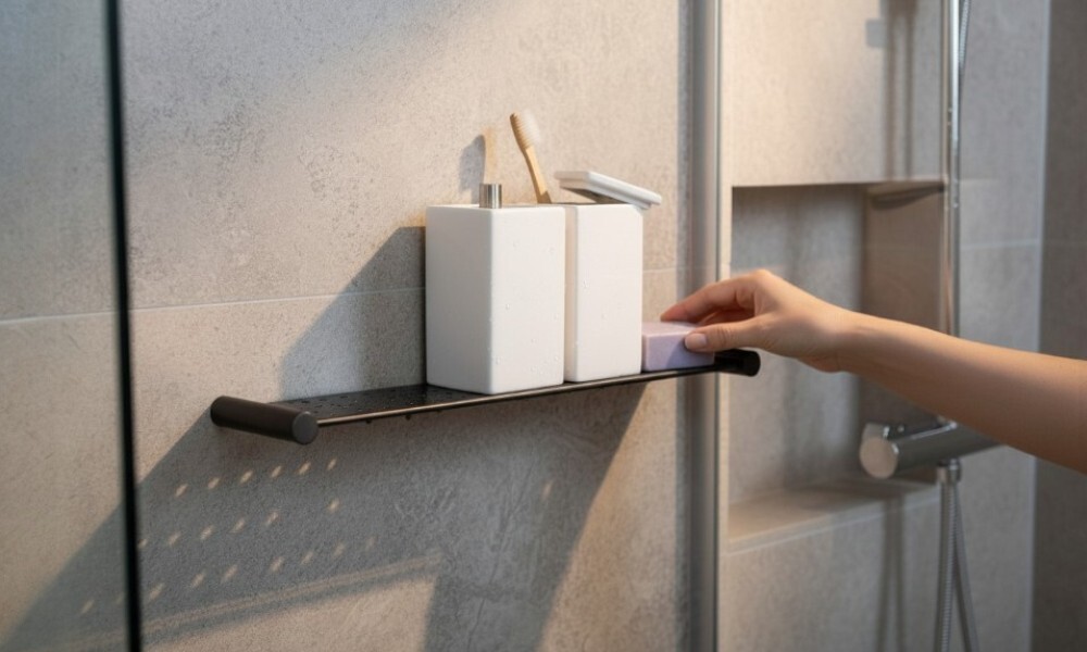 Estante para ducha KU05 GRAFITO 40052-21 Estante Para Ducha Ku05 Grafito 40052-21