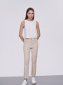 Pantalon Calendre Beige Claro