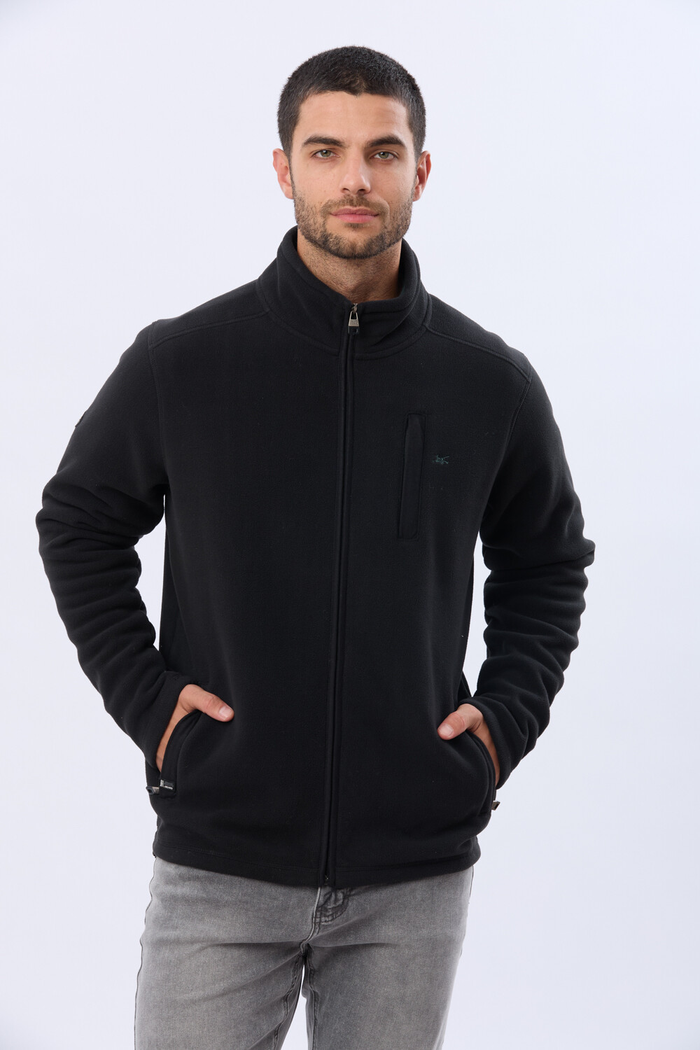 CAMPERA POLAR DE ABRIGO Negro