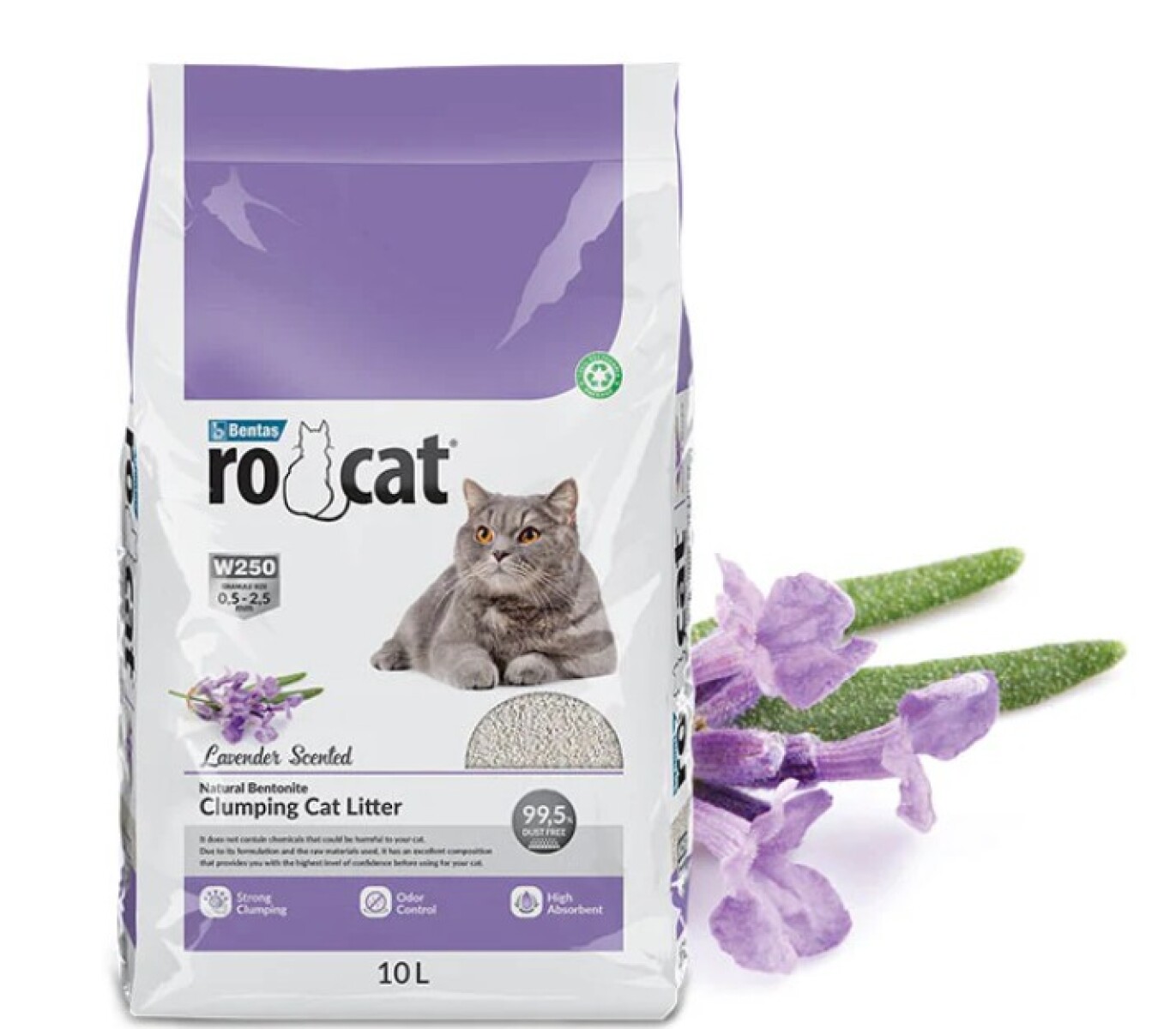 RO CAT 10 L. COMPACT LAVANDER CAT LITTER 