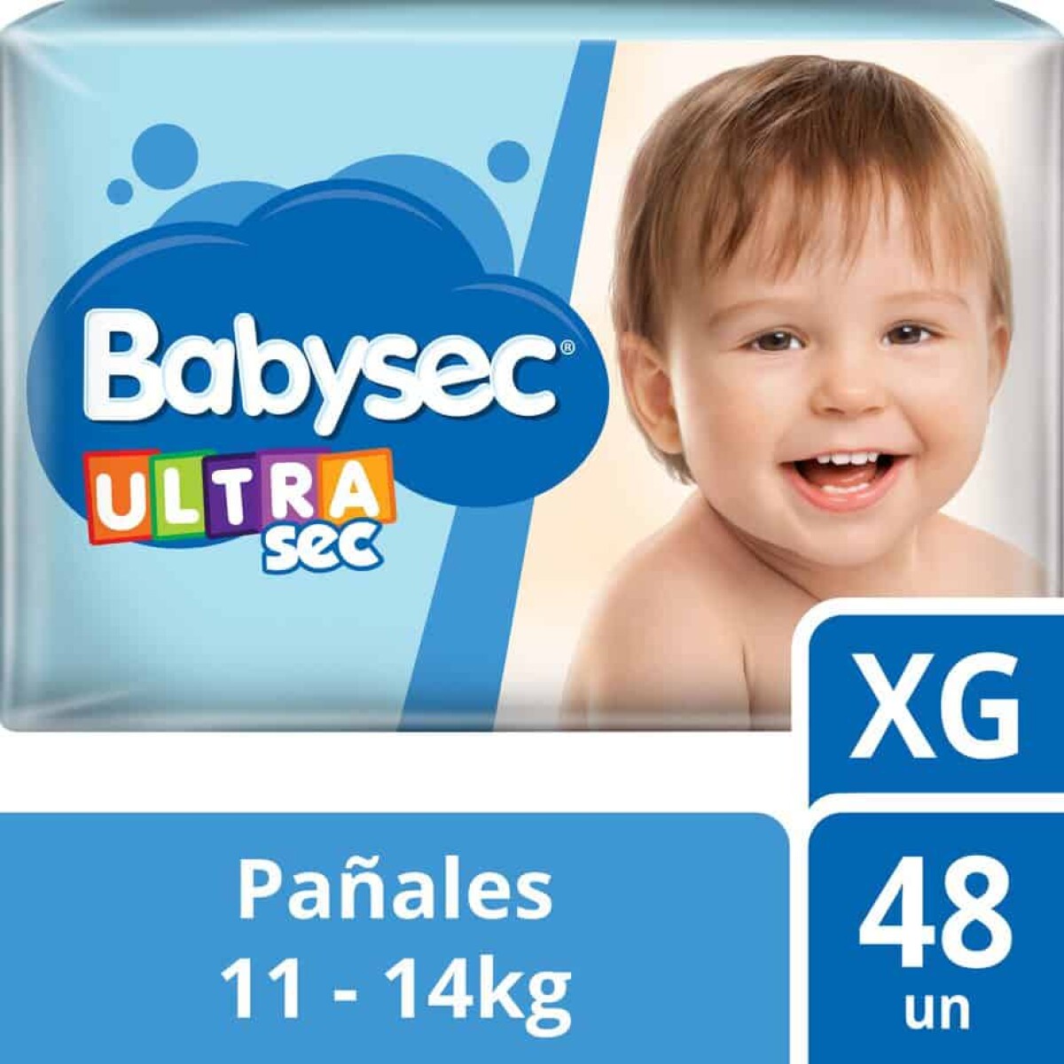 Pañales Babysec Ultrasec Xg X 48 