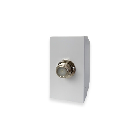 Módulo conector para TV fino blanco puro Sica SK3185