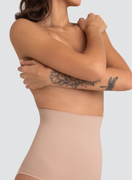 Sc-a06427 bombacha cintura alta Marron