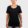 Diadora Dama Sport T-shirt Crew Neck-black Negro