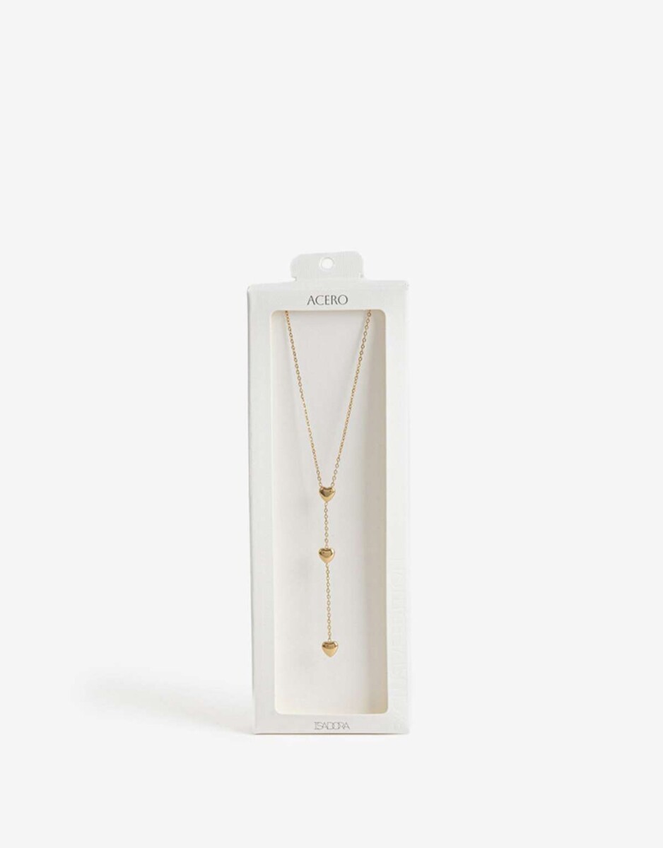 Collares Cortos Metal - Dorado 