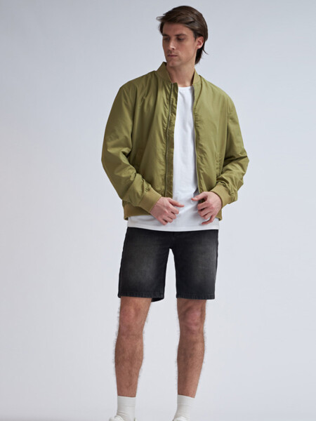 Bermuda jean Gris