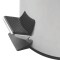 PAPELERA CON PEDAL ACERO INOX 5L PAPELERA CON PEDAL ACERO INOX 5L