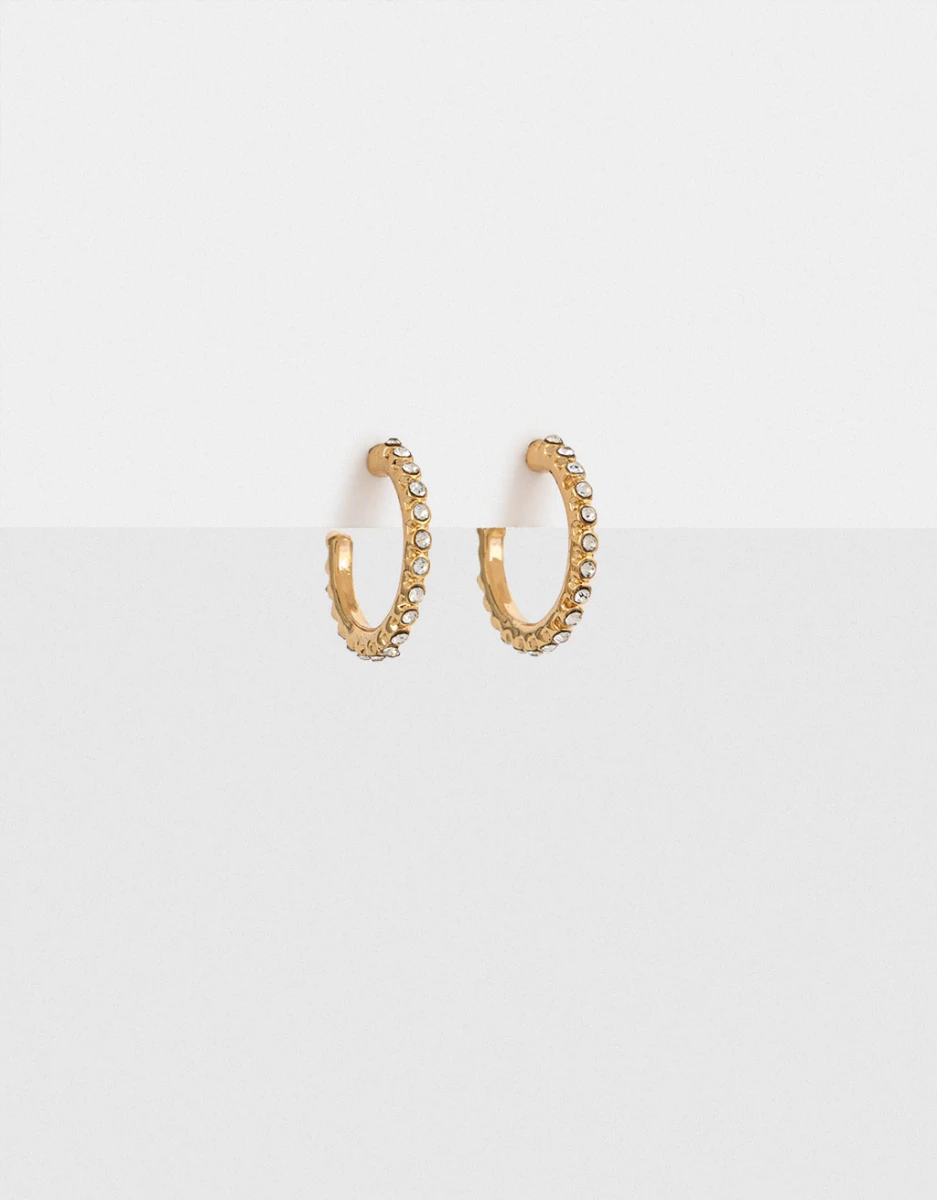 Argollas Con Strass 