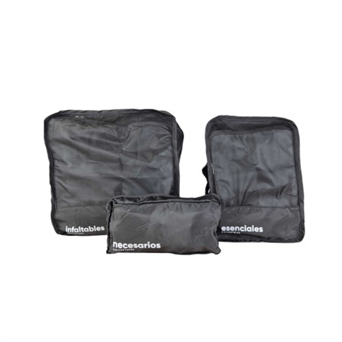 Pack de 3 organizadores de viaje línea 