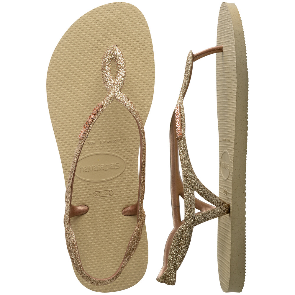 Sandalias Havaianas Luna Premium Me Mujer Gris Arena