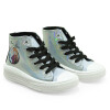 Championes Disney Bota Pu c/paltaforma Frozen de Niños - FRICFW25040 Celeste