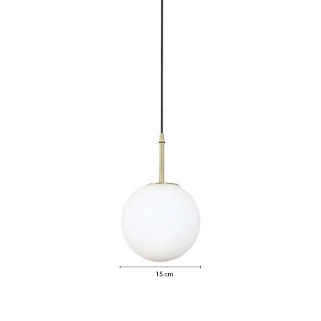 ARTEFACTO COLGANTE DECORATIVO VENANCIO 1 Lámpara Colgante Venancio 1 Dorado ø 15 cm