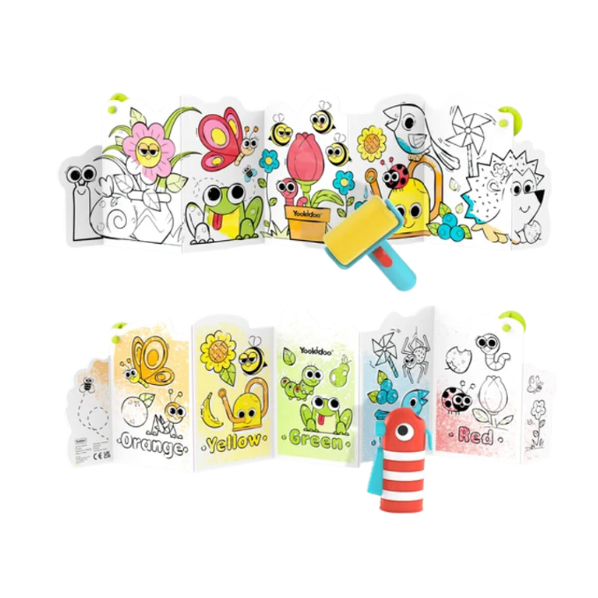 Juego de Baño Libro mágico de Spray 'N' Roll Yookidoo 