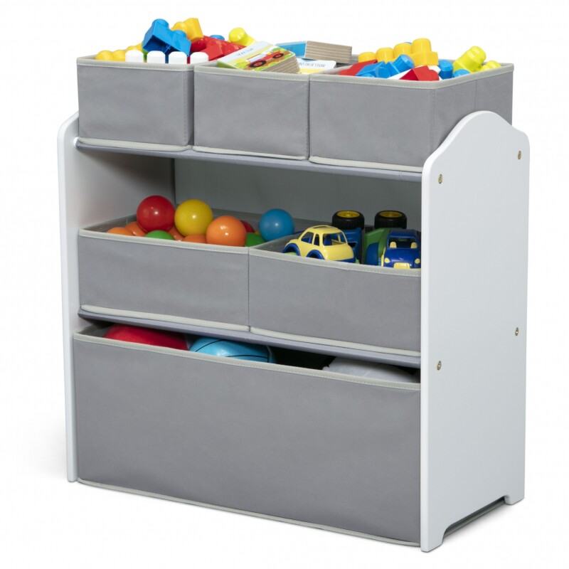 Set juego de mesa y organizador infantil gris/gris oscuro Delta Children Set juego de mesa y organizador infantil gris/gris oscuro Delta Children