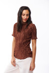 BLUSA JACINTA MARRÓN