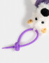 Llavero Peluche Llavero Y Charm De Perrito Con Sweater - Blanco Crema