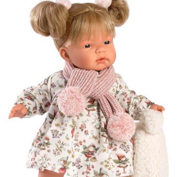Muñeca Juguete Llorens Bebota Joelle 38cm + Ropa de Algodón® Diseño Joelle Blandita Chaleco Blanco