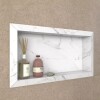 Nicho estante de empotrar Porcelanato 60cm Blanco Nicho Estante De Empotrar Porcelanato 60cm Blanco