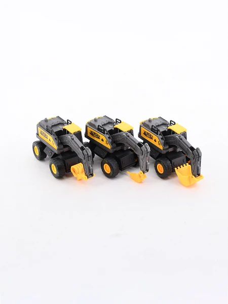MAQUINA DE CONSTRUCCION SET x 3 AMARILLO