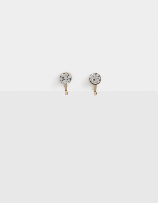 Aros Clips Strass Aros Clips Strass - Dorado
