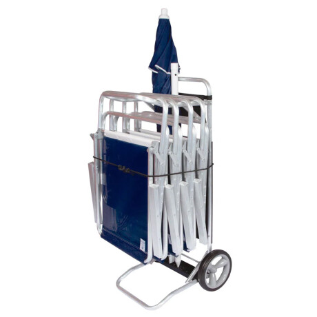 Carrito Playa p/Sillas y Sombrilla Convertible en Mesa Mor Carrito Playa P/sillas Y Sombrilla Convertible En Mesa Mor