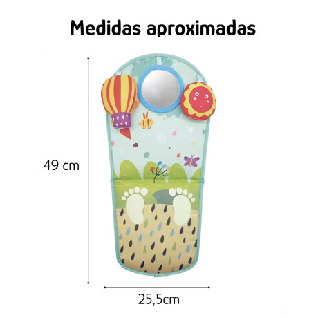 Entretenedor/Panel de Auto para Bebés con Espejo y Juguetes Sol