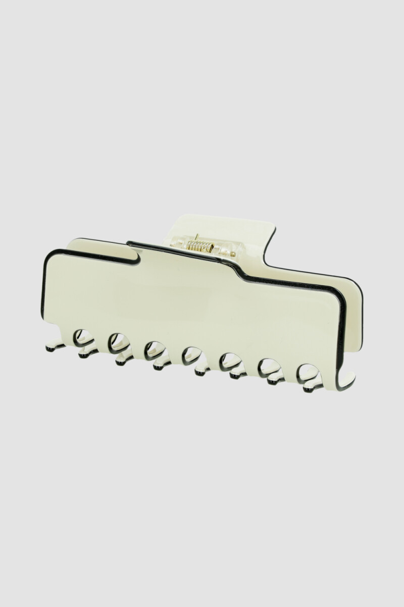 Broche de pelo piping Crudo