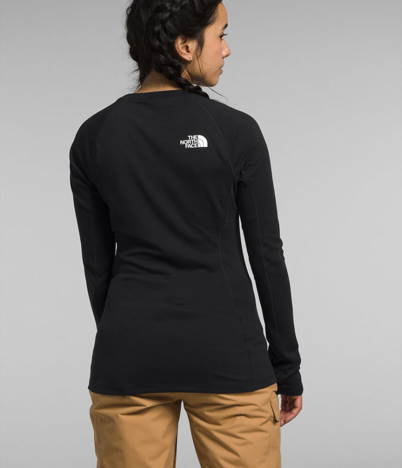 Primera capa top fd pro 160 crew mujer Tnf Black
