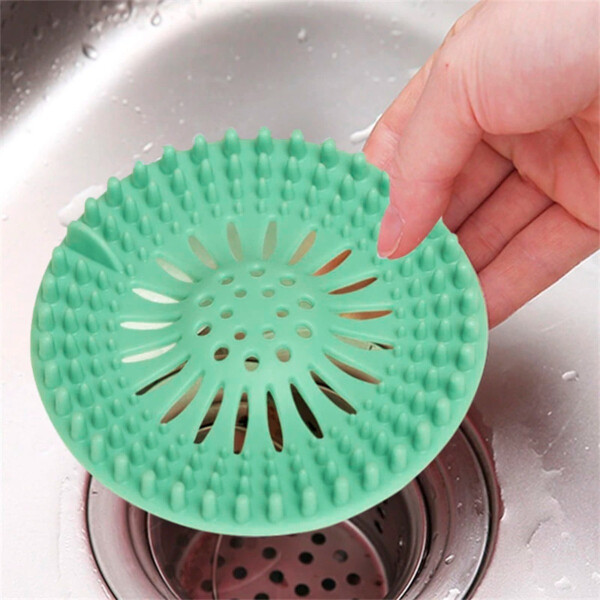 Filtro Silicona Drenaje Rejilla Baño Cocina Patio Premium variante color VERDE