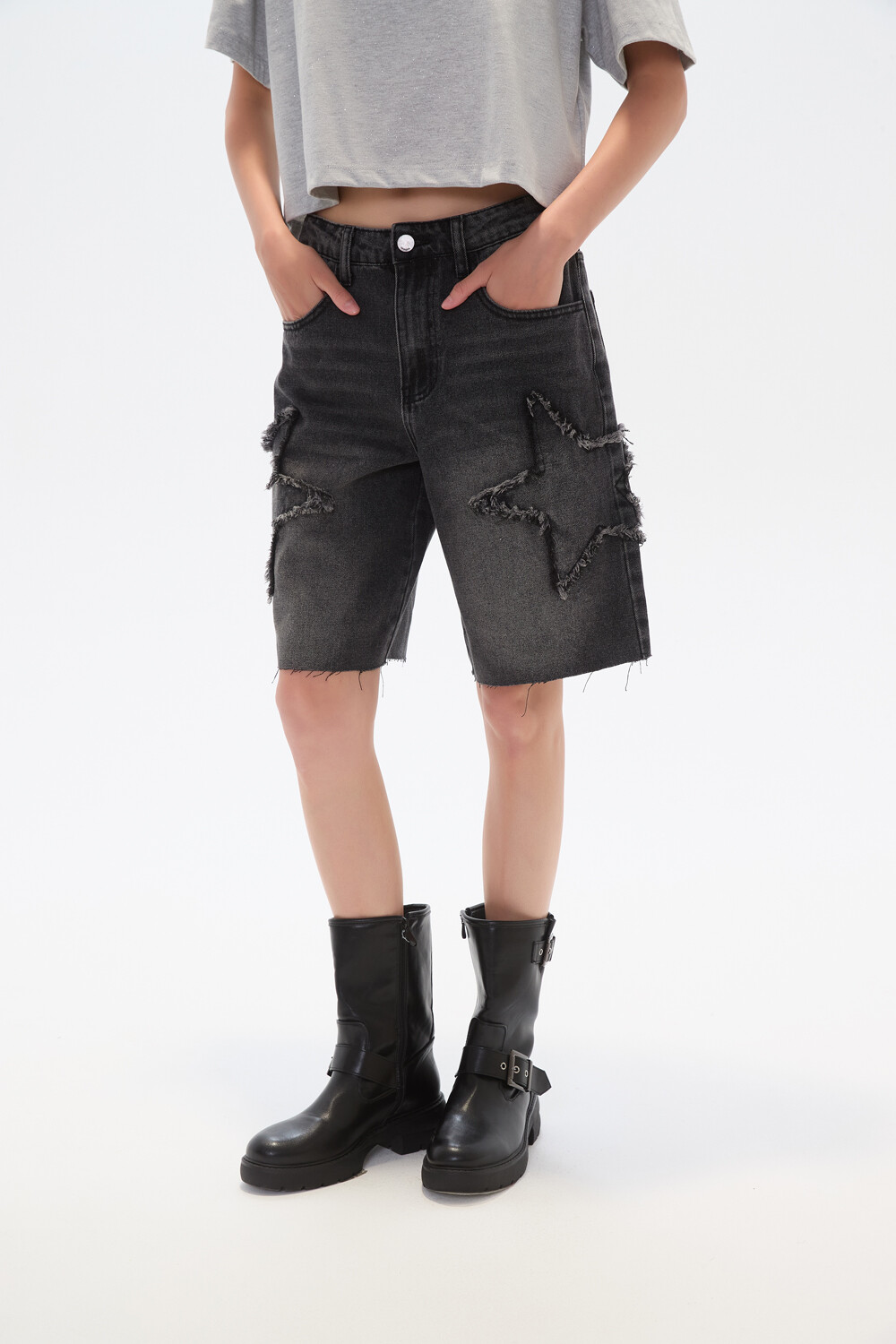 Bermuda Janet Gris Oscuro