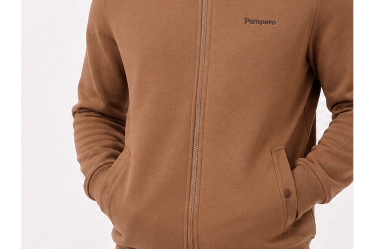 CAMPERA FELPA CLÁSICA Chocolate