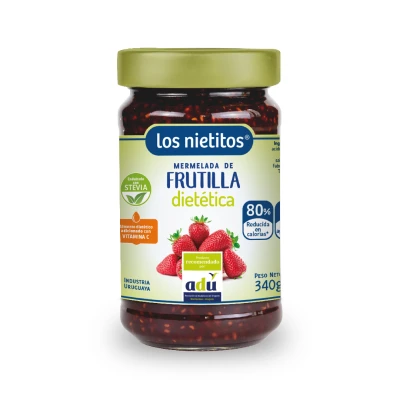 Mermelada frutilla s/azúcar 340gr Los Nietitos Mer. Frutilla 0% Los Niet 340g