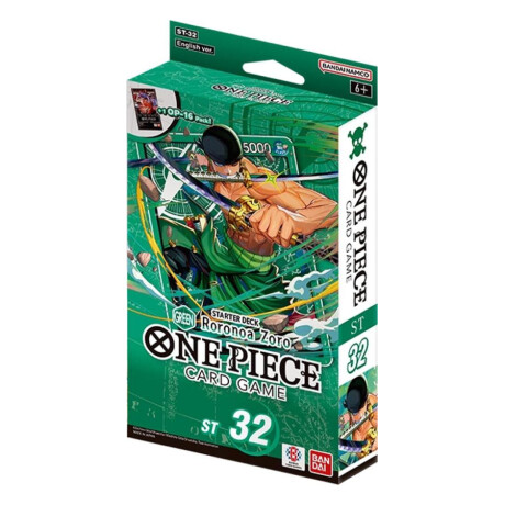 One Piece: Starter Deck [ST32]: GREEN Roronoa Zoro One Piece: Starter Deck [ST32]: GREEN Roronoa Zoro