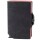 Billetera Baleine Double Kansas en Aluminio y Cuero con Protección RFID Dark Red