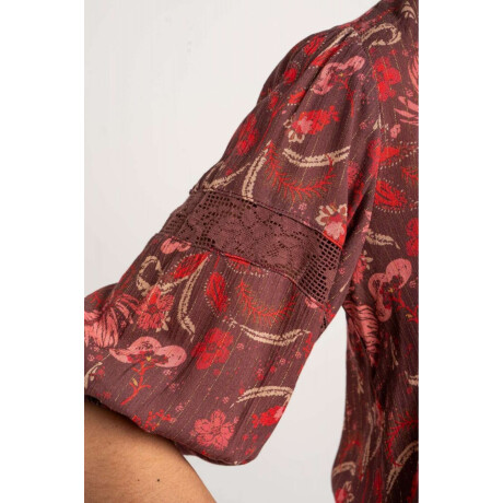Blusa Estampada Manga Larga Print
