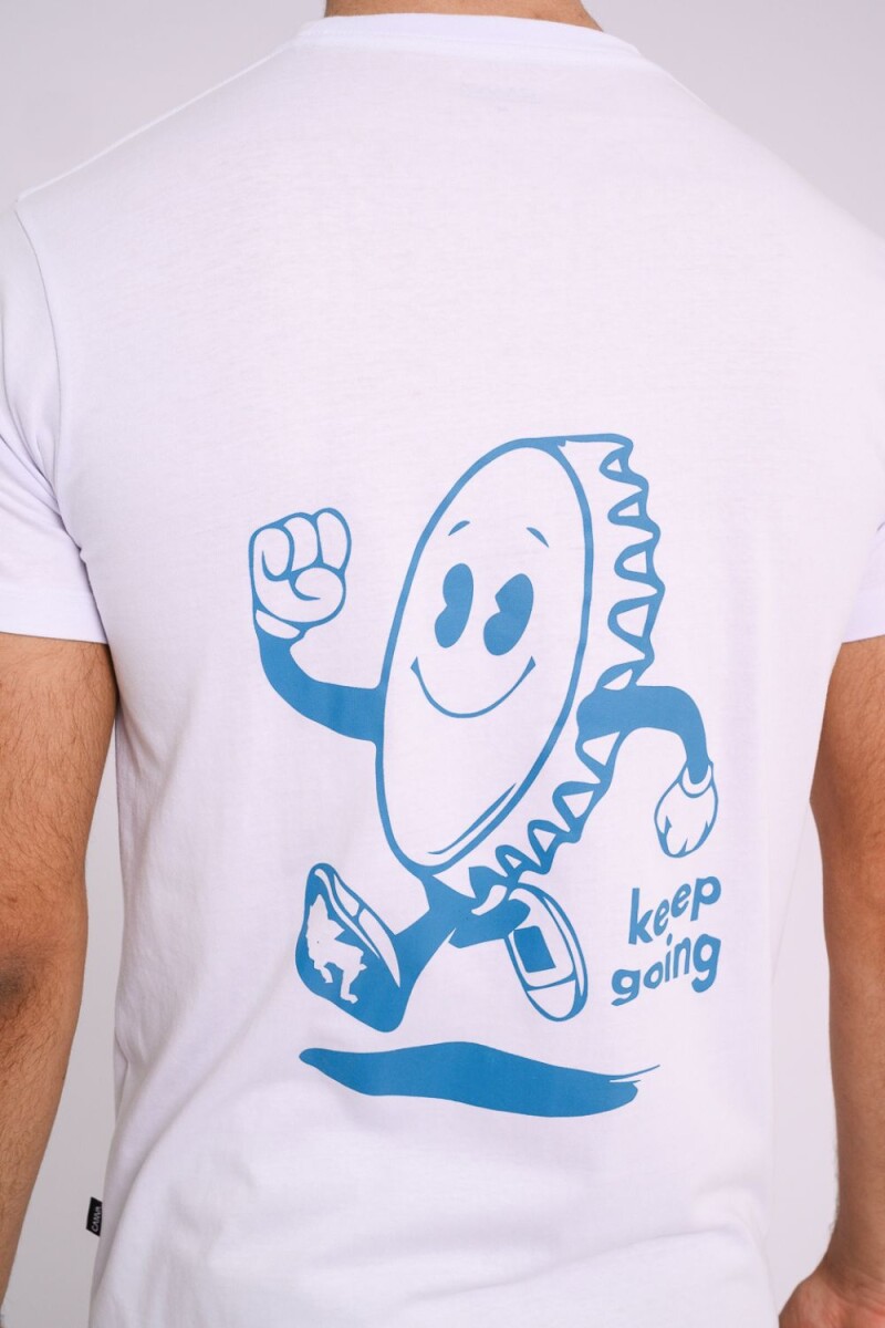 Remera estampada Blanco