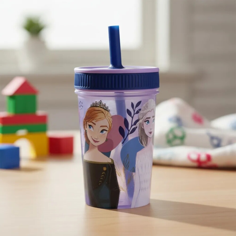 Vaso sorbito silicona antiderrame TOT - personajes frozen