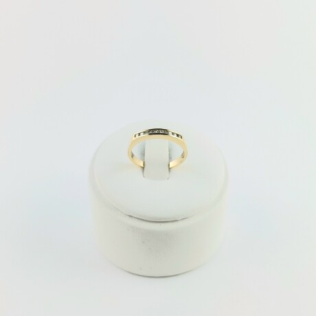 Anillo de oro 18 ktes, MEDIO SIN FIN. Anillo de oro 18 ktes, MEDIO SIN FIN.