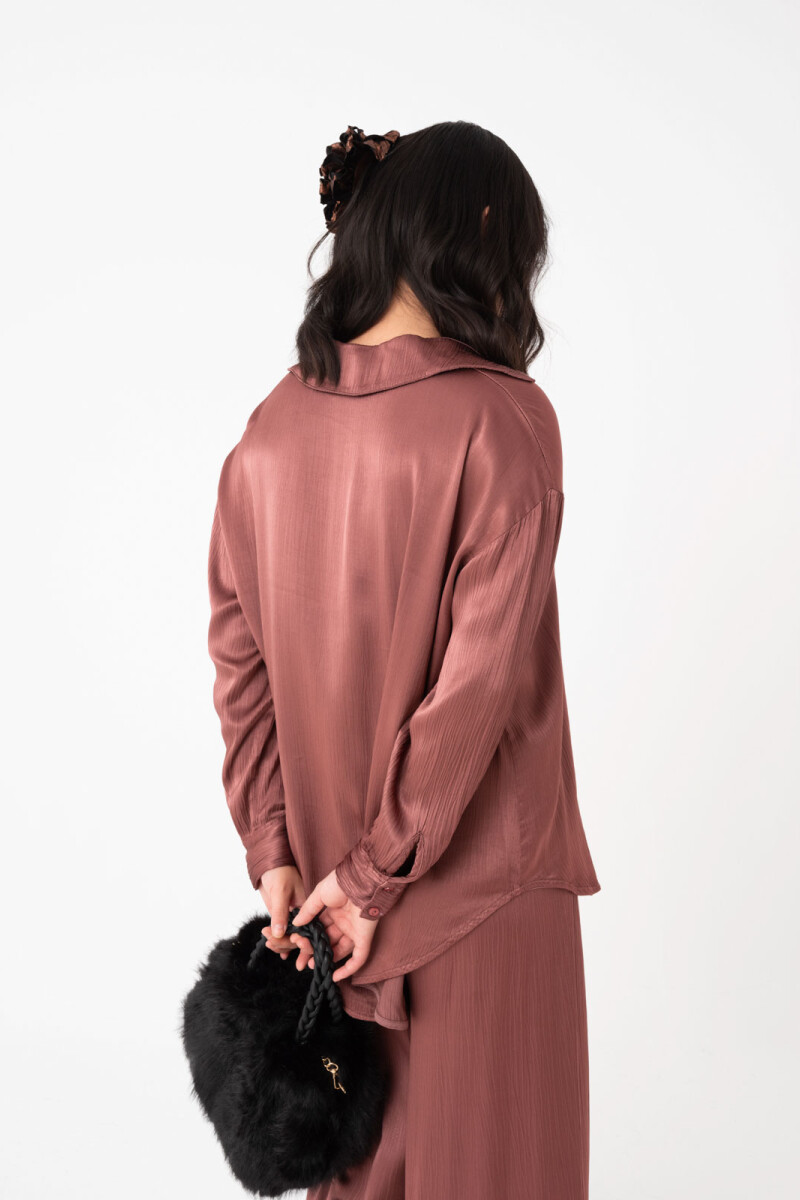 CAMISA ARRUGADA Violeta