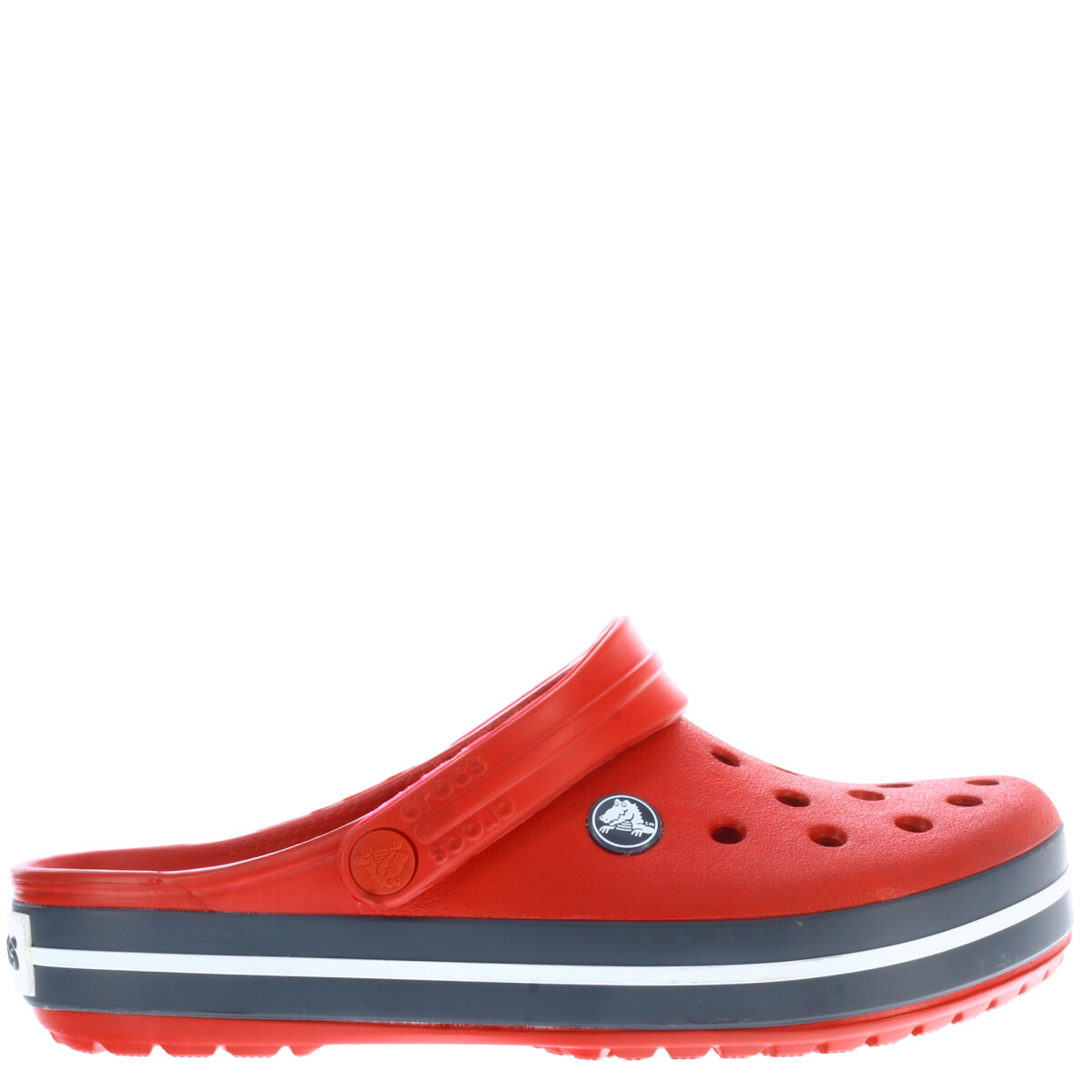 Zueco de Hombre Crocs Crocband - Rojo - Gris 