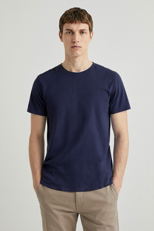 Remera cuello redondo ICONIC 150 AZUL MARINO