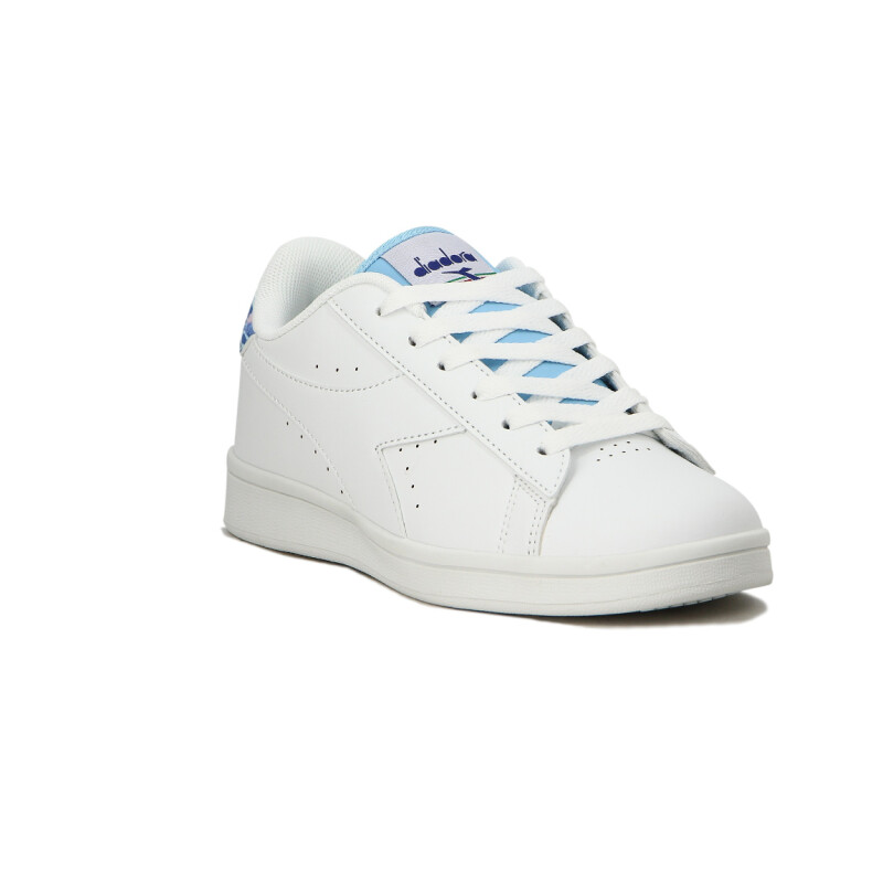 Championes Casuales Mujer Diadora SET Blanco-Celeste